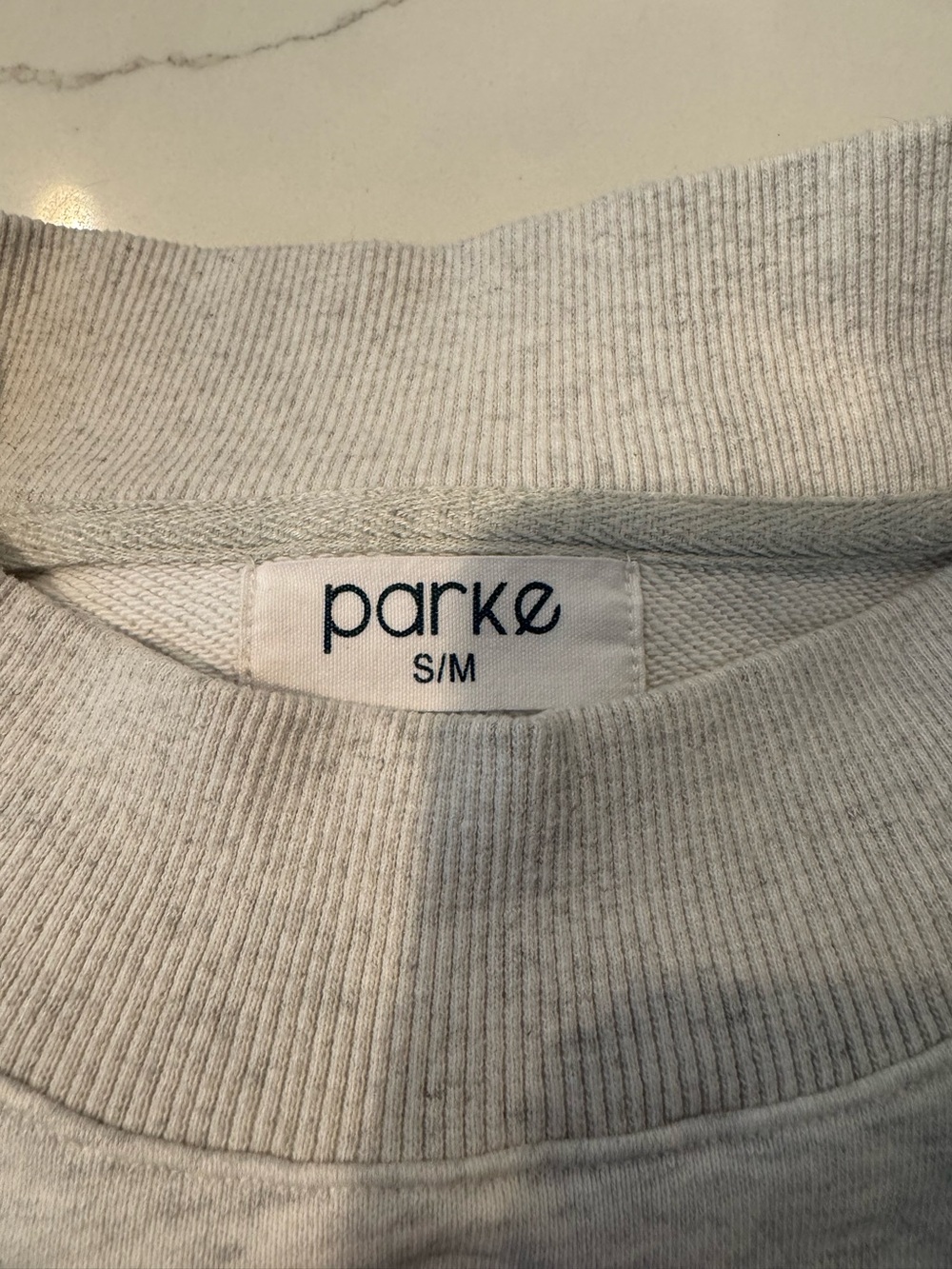 PARKER Light Gray Crewneck Sweatshirt - Picture 5 of 5